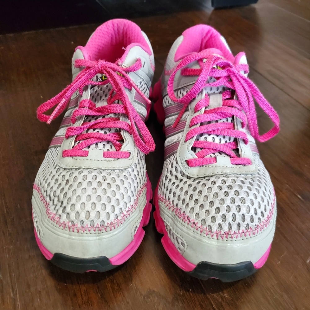 Adidas ClimaCool Gray/Pink Womens Running Shoes Size 9